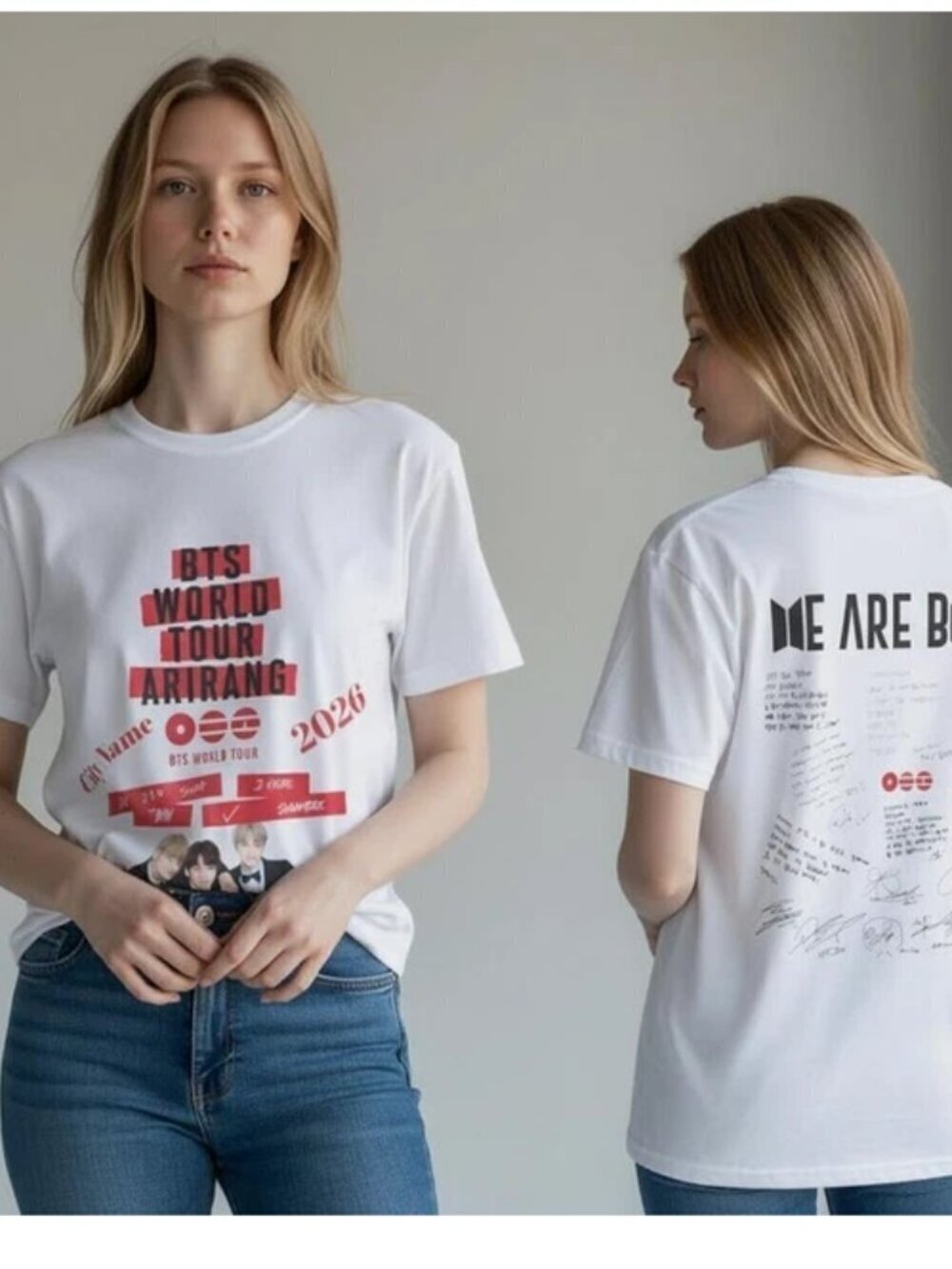 BTS Concert World Tour 2026 T-Shirt - Music Graphic Tee